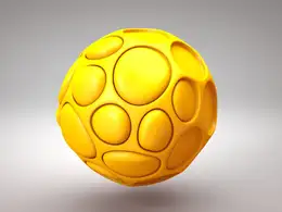 C4D圆球起浮动画工程文件 Sphere animation