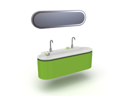 洗手台C4D模型 -007 bathroom 3d model