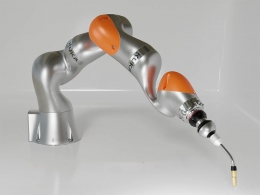 KUKA LBR iiwa 14工业机器人焊接机械手臂3D模型下载支持.blend .c4d .obj .fbx等多种格式Robot Kuka Iiwa14 Welding Rigged