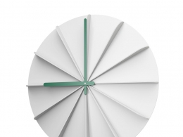 Fleysen品牌罗纹挂钟3D模型素材下载Ribbed Wall Clock by Fleysen