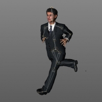 商业男士C4D绑定(跑步动作)模型 man 04
