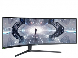 三星奥德赛G9 QLED双屏游戏显示器3D模型素材下载Odyssey G9 QLED Dual-QHD Gaming Mon