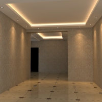 C4D室内灯带及IES灯光设置工程文件