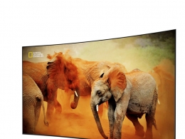 曲面4K超高清电视电视机3D模型素材下载KS9500 Curved 4K SUHD TV by Samsung