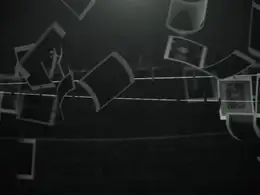 C4D照片飞舞动画工程文件Polaroid_Explosion