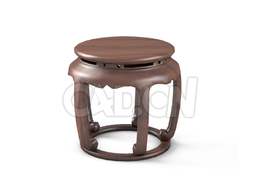 明清风格实木新鼓凳中式古典家具