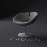 休闲椅3D模型 armchair 002