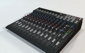 调音台C4D模型 The mixer 3D model