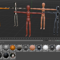 19个C4D里的Zbrush材质 Zbrush Materials For Cinema4D