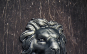 狮头门环C4D模型 lion knocker art-3d