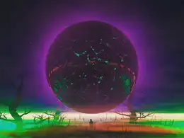 梦幻破碎的圆球创意C4D工程