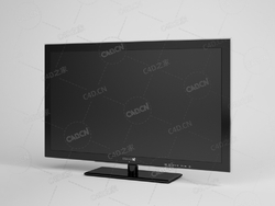 电脑显示器显示屏电视机屏幕 TV monitor C4D模型下载