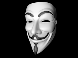 盖伊福克斯万圣节面具C4D模型 Guyfawkes mask