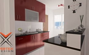 厨房3D模型 3docean: Kitchen Design Ready for Rendering