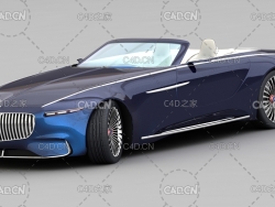 梅赛德斯-迈巴赫6敞篷版汽车 Mercedes-Maybach Vision 6 2018