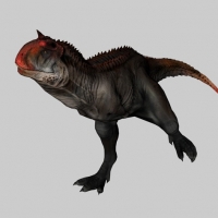 恐龙左右摆动3D模型 Dinosaur-head Swing Left（带绑定及动作）