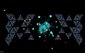 酒吧DJ台六边形动画投影高清视频素材（MOV/只含视频）