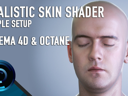C4D Octane皮肤材质 Skin Shader Thumbnail