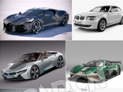 2021年度56辆经典汽车3D模型合集 Car 3D Models Bundle January 2021