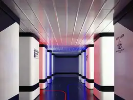 C4D实用工程第237季：科幻室内走廊C4D工程文件 c4d project