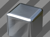 C4D高亮拉丝金属 Brushed metal