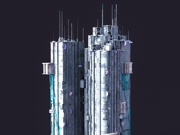 未来科幻赛博朋克高层建筑future architecture-70