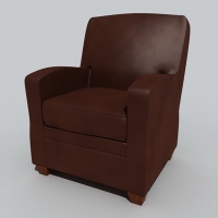 真皮沙发C4D模型 Leather sofa 3D model