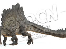 C4D棘龙恐龙模型 Hypo Spino Monster Spinosaurus