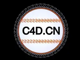 C4D花边图标动画工程文件 Logo animation