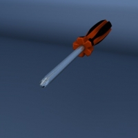 十字改锥3D模型 SCREWDRIVER