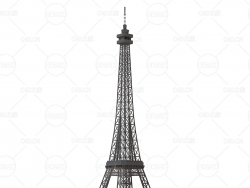 法国巴黎埃菲尔铁塔C4D模型