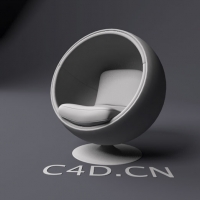 球椅、太空椅3D模型 armchair 007