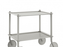 双层移动推车收纳推车3D模型素材下载Flow Trolley 2 Layers by Muuto