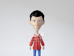 三维卡通人物卡通男孩模型cartoon_man