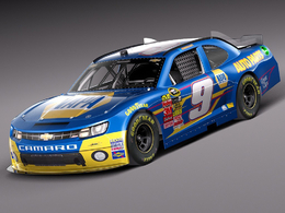 雪佛兰科迈罗赛carC4D模型 Chevrolet Camaro Nascar NAPA 2014