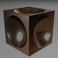 C4D铜材质球 Bronze Material