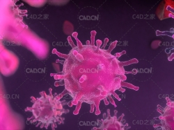 C4D Redshift工程：新型冠状病毒 微生物 2019-nCoV