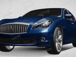 三菱傲腾家用汽车轿车C4D汽车模型下载