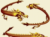 金龙模型 3D龙 飞舞的金龙3D模型 龙模型 MAX龙模型 龙3D模型