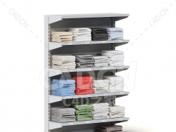 C4D商场超市毛巾货架模型下载market shelf towels