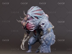 独眼巨瘤怪物C4D模型Abomination Original