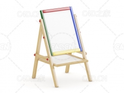 涂画板绘画板C4D模型