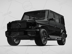 梅赛德斯amg-g63-第1版豪华汽车硬派越野车2019款C4D汽车模型下载