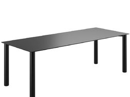 博多尼耐刮台面餐桌现代餐桌3D模型素材下载Bodoni Fenix NTM Table by Kristalia