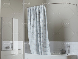 卫浴家具浴缸C4D模型Mystery Bathtubs kolo