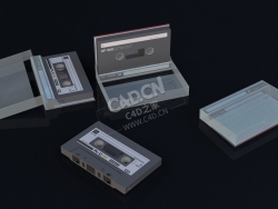 盒式磁带C4D模型下载 Cassette-Tape 3d model