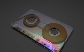 盒式录音机磁带C4D模型 Cassette Tape