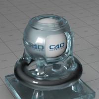 C4D VRAY材质：vetro satinato