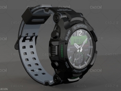 卡西欧G-SHOCK手表C4D模型 CASIO G-SHOCK