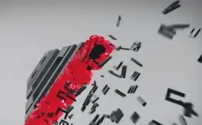 C4D标志文字飞散动画教程 Alphabet Text Reveal in Cinema 4D